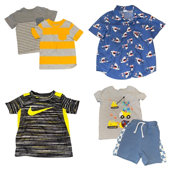 Boys 3T Summer Play Bundle • 37 pcs • Nike Disney Old Navy Cat & Jack - Picture 6 of 6